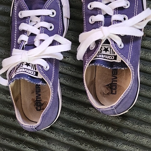 Navy Blue Converse - Picture 5 of 8